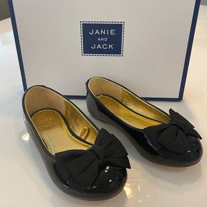 Janie & Jack NWT Size 9 Black Patent Shoes